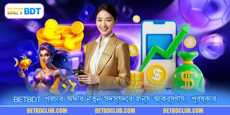 BETBDT প্রচার অফার নতুন সদস্যদের জন্য আকর্ষণীয় পুরষ্কার