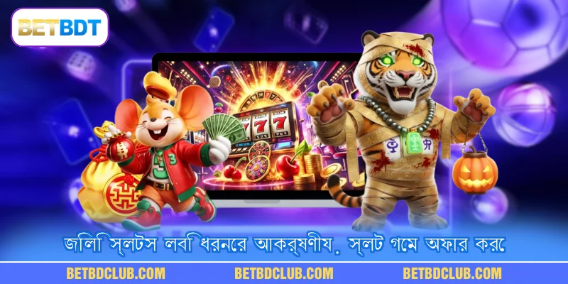 জিলি স্লটস লবি ধরনের আকর্ষণীয় স্লট গেম অফার করে