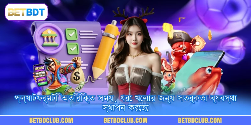 প্ল্যাটফর্মটি অতিরিক্ত সময় ধরে খেলার জন্য সতর্কতা ব্যবস্থা স্থাপন করেছে
